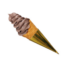 Modèle de fausse crème glacée modèle de crème glacée-Chocolat