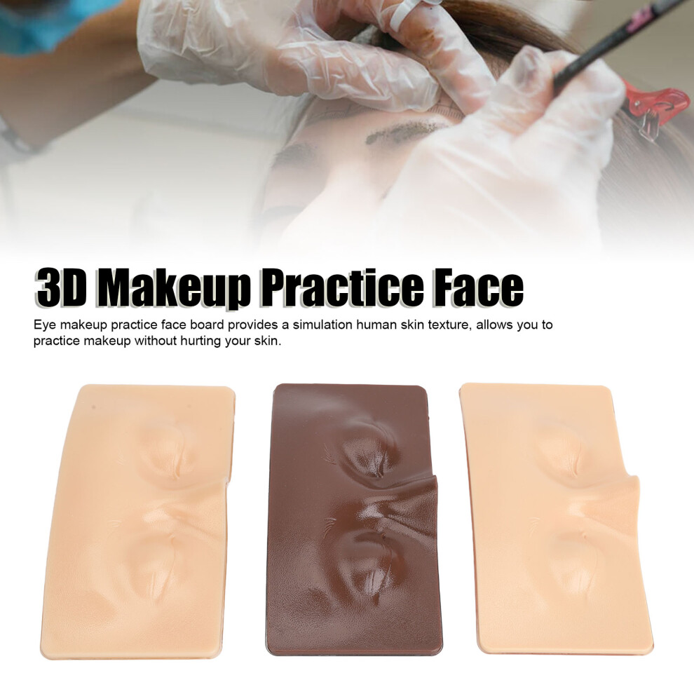 3-teiliges Ãbungsbrett fÃ¼r Augen-Make-up, zum