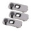 5PCS Child Safety Locks, Light Gray, Plastic, 10x4x1.5cm 13