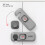 5PCS Child Safety Locks, Light Gray, Plastic, 10x4x1.5cm 6