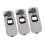 5PCS Child Safety Locks, Light Gray, Plastic, 10x4x1.5cm 12