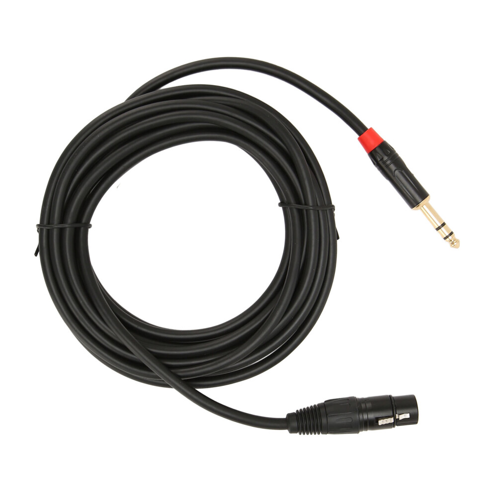 Xlr Female To 1/4 Inch Trs Audio Cable 16.4Ft Balanced Microphone Cord 4951369251083