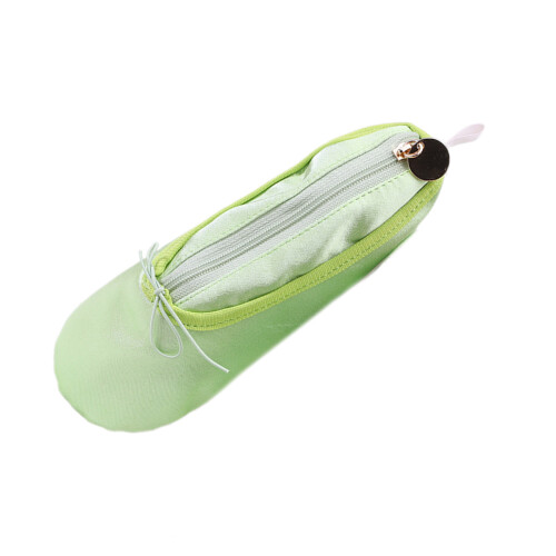 Trousse à crayons polyvalente en forme de chaussure de-Vert