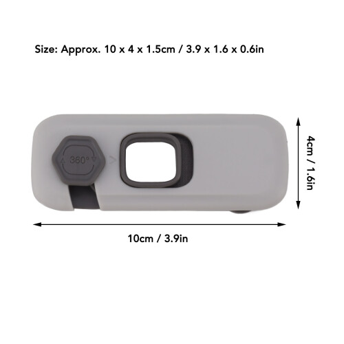5PCS Child Safety Locks, Light Gray, Plastic, 10x4x1.5cm 1