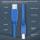 USB 3.0 Druckerkabel A Männlich zu B Männlich 1,64 ft 5 Gbit/s Datenübertragung 5