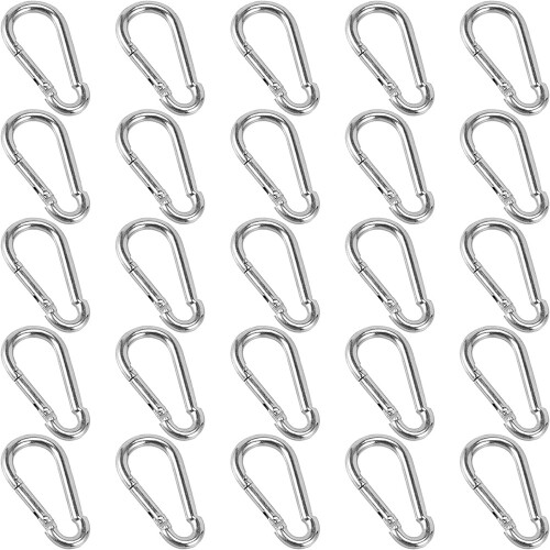 Spring Snap Hooks For Every Adventure, Corrosion-Resistant Carabiner Hooks With A Smooth Spring-Loaded Gate
