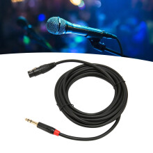 XLR Female to 1/4in TRS Cable 5m/16.4ft Balanced