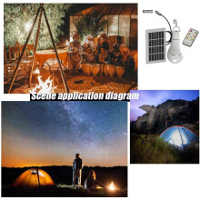 Solar-Energy Lamp, Portable Lighting With Over-Discharge Protection, Adjustable Lighting Mode For Versatile Use, High Brightness Leds Illuminate Your
