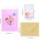 3D Greeting Card with Envelope for Mom Elegant Flower-Unscented 3