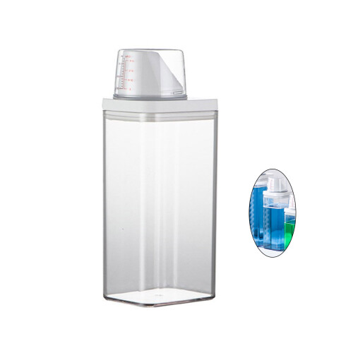 Practical Detergent Box for Powder and Liquid Refillable-large