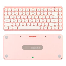 Wireless Bluetooth Keyboard 84 Keys Sakura Pink for iOS/Android/Windows