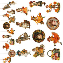 Beautiful Wood Hangings Decorations with 24Pcs Rope for-MZ795