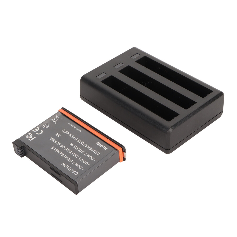 3-Channel Action Camera Battery Charger For Insta 360 X3 1800Mah Replacement Battery 4161369251802