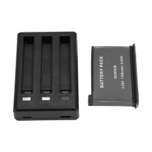 3-Kanal Schnelllade-Hub für Insta 360 ONE X2 Akku 1700mAh