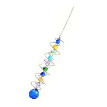 Sonnenfänger, 3D-Rückenwind, rotierende Kristalle,-Blau