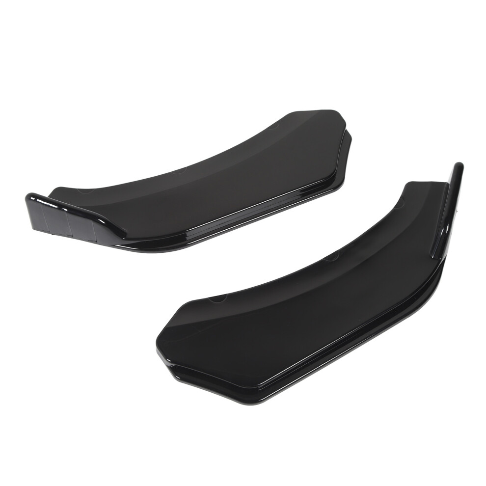 2Pcs Glossy Front Bumper Lip Splitter 56Cm For Civic Accord Corolla Black 3611369252039