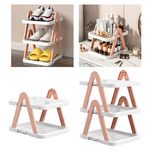 Convenient Shoe Storage Stand Holder Efficient-Pink Color 3 2