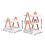 Convenient Shoe Storage Stand Holder Efficient-Pink Color 3 7