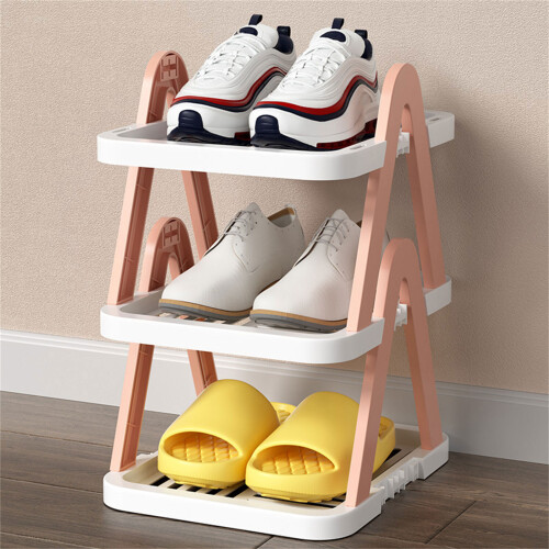 Convenient Shoe Storage Stand Holder Efficient-Pink Color 3 1