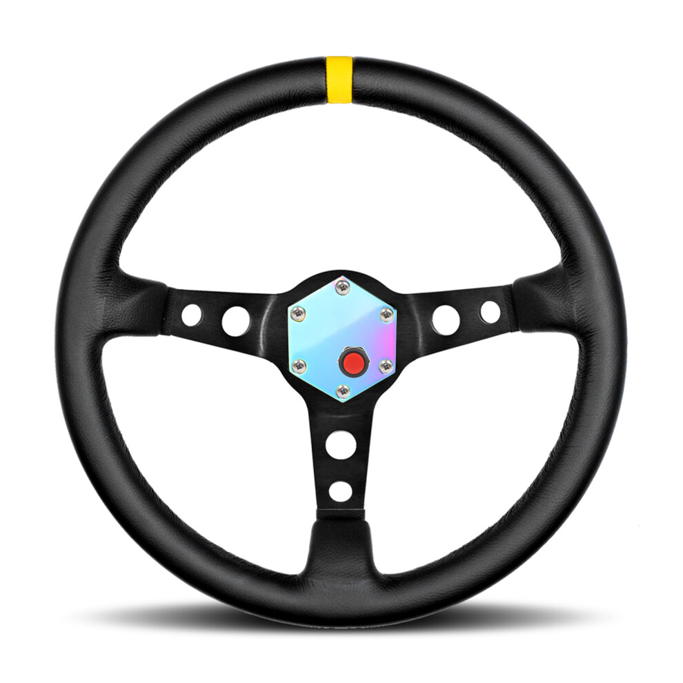 70Mm Hex Horn Button Cover For 6 Hole Racing Steering Wheel Cap 5001369252128