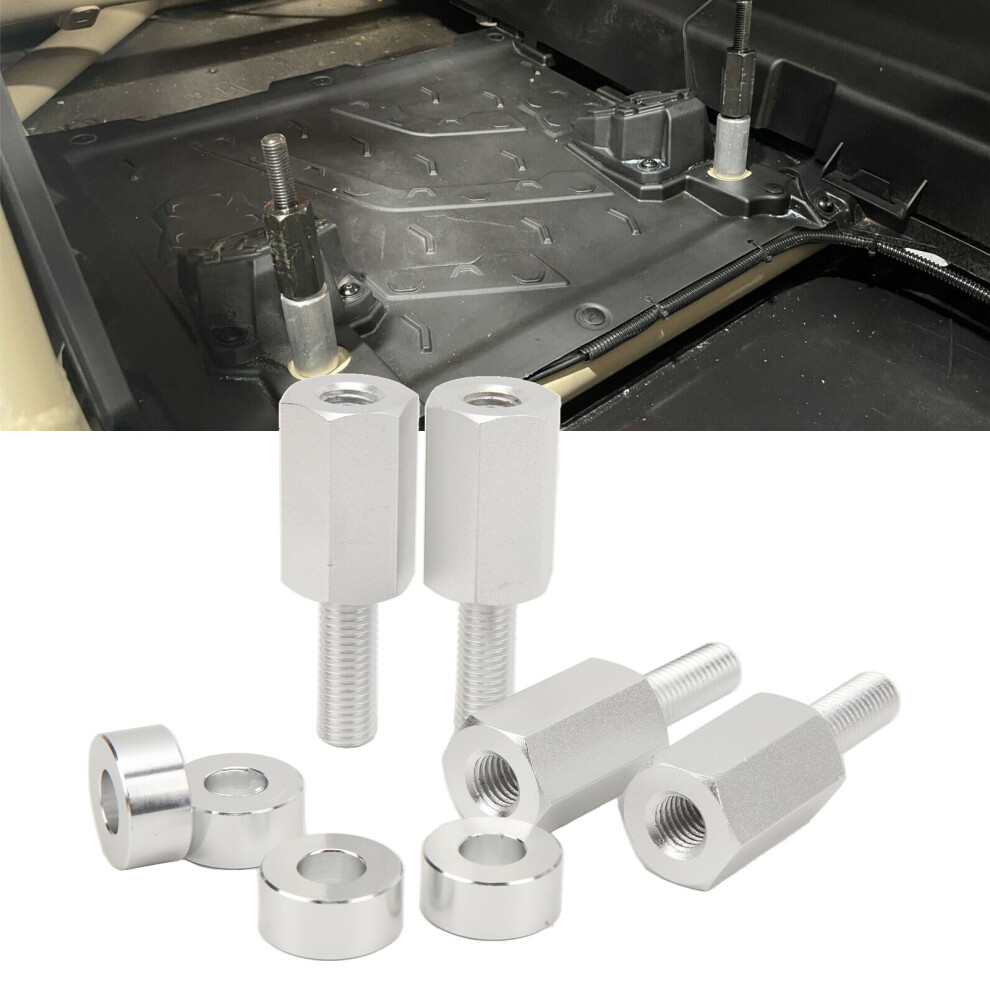 Maverick X3 Seat Lift Mounts 1.5-2.0 Inches Easy Fit All Years Silver 8471369252287