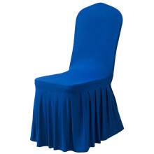 Polyester Fiber Stretch Chair Cover Thickened-Royal blue