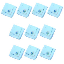 Women Florals Handkerchiefs Pocket Handkerchief-Style 3 blue
