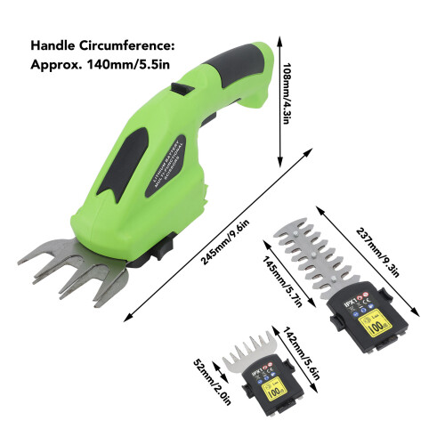 Elektrische Rasenschere 2000mAh, 260x108,3.6V Farbe:- 1