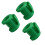 Long Time Use Plastic Finger Guards for Crocheting-Green 1
