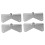 Universal Fit Gutter Hinge, High Strength Stainless Steel Flip-Up Mechanism for Square or Rectangular Downspouts Durable Material No-Drill Mounting, E 3