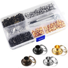 Unmatched Versatility In Craft Supplies, 400Pcs Self-Backing Grommets, Ideal For Leather Craft And DIY Projects, Complete With Installation Tools