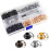 Decorative And Functional, 400Pcs Self-Backing Grommets, Enhance Your DIY Projects With Durable Brass Eyelets, Complete With Installation Tools 2