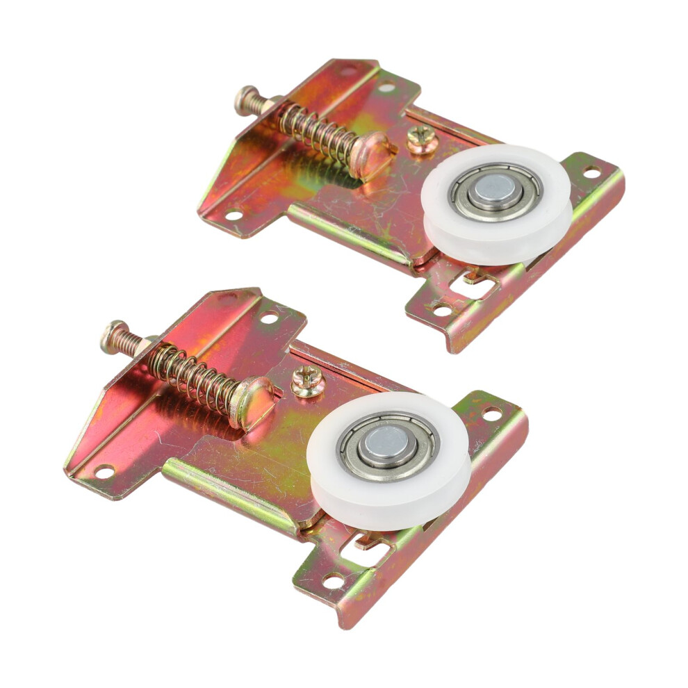 2Pc Slide Door And Window Concave Wheel Pulleys Roller U Groove Pulley Cabinet Track Wheel For Wardrobe Furniture Hardware Tools 6935161512236
