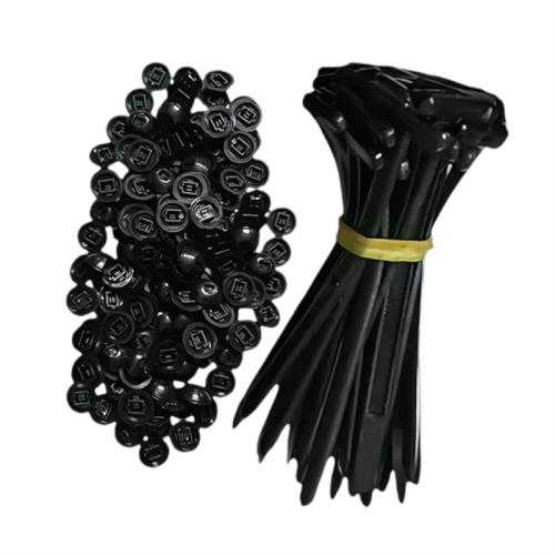 Αυτόματη βίδα στερέωσης Nylon Cable Tie Buckle Universal 100PCS Για Επισκευ