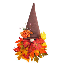 Herbstkranz Als TüRdekoration, Herbstschild mit Ahornblatt-Fee für Herbsternte, Erntedankfest, Veranda, Kaminsims, Herbst