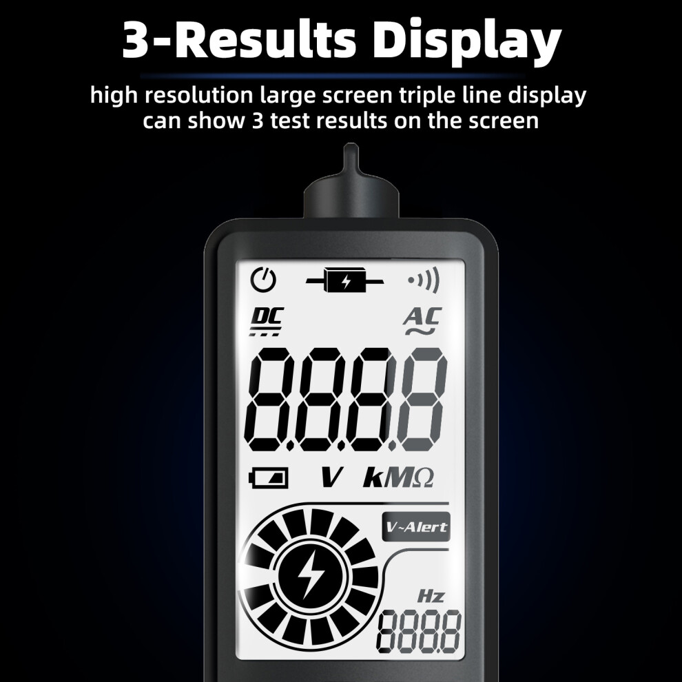 Bside S1 Dual Mode True Rms Digital Multimeter 2000 Counts With Flashlight 9381369254534
