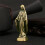 Brass Statue,Catholic Gift Blessed  Statues for Car Home Office Table Decor, Car Dashboard Decorations 5