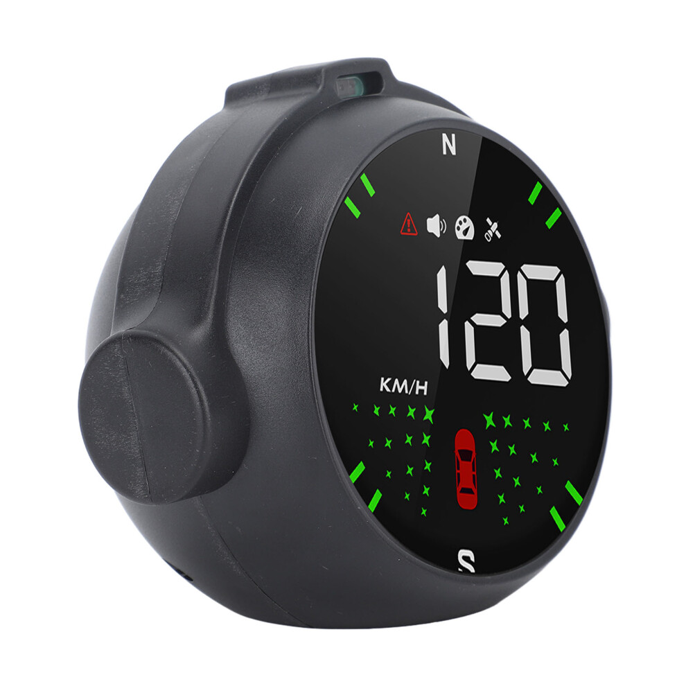Universal Car Hud Digital Gps Speedometer, Temp, Altitude, Time, Overspeed Alert 3151369254614