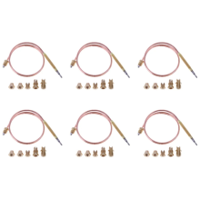 Universeller 120-cm-Thermoelementventil-Ersatz-Sensorstift für Kamine, Kessel, Öfen, 6 Teile Set Thermoelement-Reparaturwerkzeug, Reparaturwerkzeug