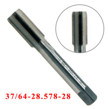 HSS Tap High Speed Steel HSS Hot Sale 37 64 - 28 578-28 4-fløyte tilbehør Populær høyre hånd 37 64 - 28 .578-28
