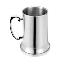 Caneca de Cerveja de AçO InoxidáVel de Parede Dupla Caneca de Café Canecas de Leite para Café da Manhã com Punho Copo de Café 560Ml