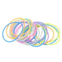 Silicone Jelly-Armbänder 24 Stück Elastische Mehrfarbige Armbänder für Mädchen & Frauen