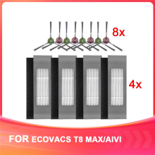 Für ECOVACS T8 MAX/AIVI Roboter-Staubsaugerzubehör und Ersatzmaterialien