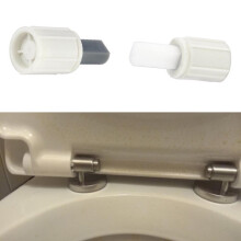 Silent Slow Down-Scharniere, Set-Top-Fixing-Methode, einzigartig entworfen, Slow-Down-Toilettensitz-Zubehör, Badezimmerarmaturen,
