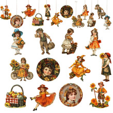 Comfortabele herfsthouten decoraties Thanksgiving-hangers-MZ795