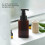 2 Pack Foaming Soap Dispenser 15Oz Refillable Foam Liquid Hand Soap Empty Plastic Pump Bottle Container - Brown 450Ml 6