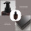 2 Pack Foaming Soap Dispenser 15Oz Refillable Foam Liquid Hand Soap Empty Plastic Pump Bottle Container - Brown 450Ml 7
