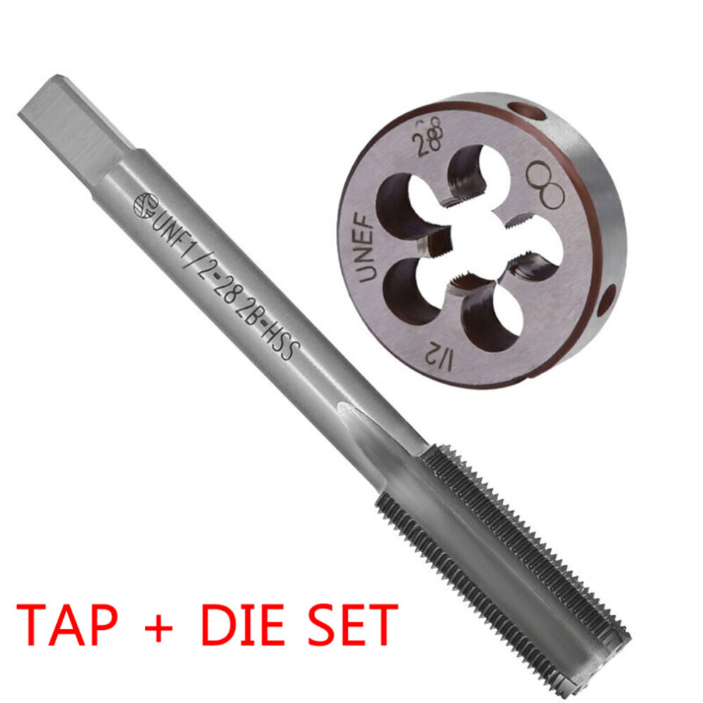 Brand Practical Tap Die 1/2-28 Hss Hand Right Tpi Thread 1/2" 28 Tpi (Thread-Per-Inch) Unef 6935161482386