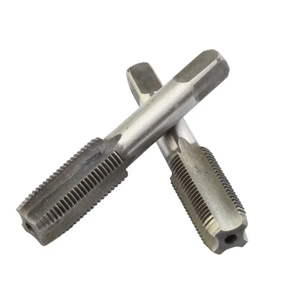 2Pcs Hss 14Mm 1.25 Metric Taper And Plug Right Hand Tap Drill Hand Tools Screw Thread Metric Plug Taps M14 1.25Mm Pitch 6935161469578