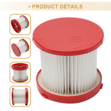 1-teiliger Filter für Milwaukee Nass-/Trocken-Akku-Staubsauger VC2-0 4931465230 Ersatzteilersatzzubehör